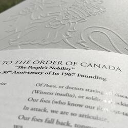 Ode to the Order of Canada
