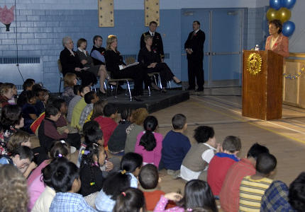 Governor General  attends 50th anniversary celebrations at Queen Elizabeth Public School in Ottawa