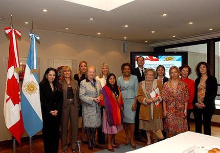 Governor General’s Official Visit to Argentina - Round table with women leaders of Argentina
