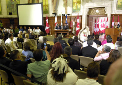 Governor General attends ceremony for Statement of Apology to former students of Indian Residential Schools
