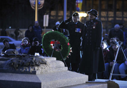 Closing Ceremony of Vigil 1914-1918 at the National War Memorial