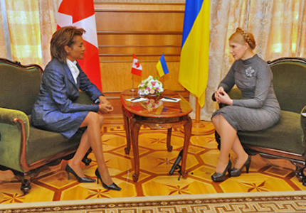 UKRAINE - Meeting with the Prime Minister of Ukraine