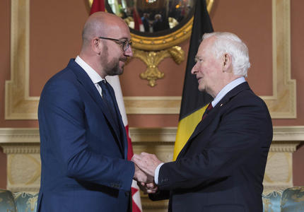 Meeting with the Prime Minister of the Kingdom of Belgium