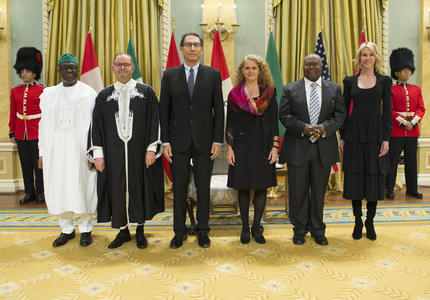Presentation of Letters of Credence at Rideau Hall