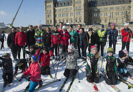 Cross-Country Ski Event on Parliament Hill	