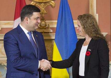 Rencontre avec premier ministre de l’Ukraine