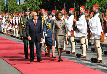 STATE VISIT TO THE HELLENIC REPUBLIC - Official welcoming ceremony in Athens