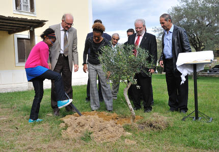 STATE VISIT TO THE HELLENIC REPUBLIC - Tree Planting in Olympia
