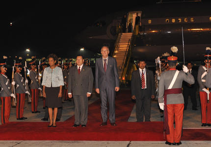 STATE VISIT TO THE REPUBLIC OF GUATEMALA - Arrival to Guatemala City