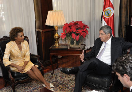 STATE VISIT TO THE REPUBLIC OF COSTA RICA - Meeting with President