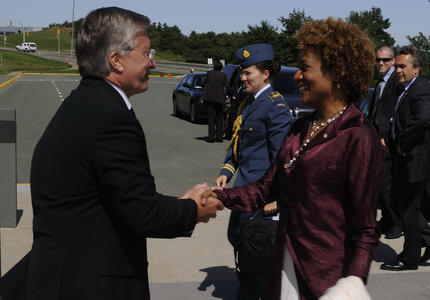 VISIT TO N.L. - Meeting with Premier Danny Williams
