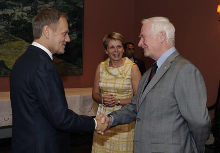 Visite de courtoisie du premier ministre de la Pologne