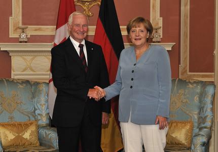 Courtesy Call by the Chancellor of the Federal Republic of Germany