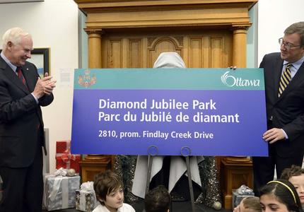 Dedication of Diamond Jubilee Park