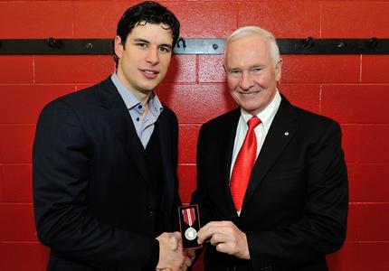 Diamond Jubilee Medal Presentation to Sidney Crosby