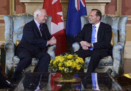 Visite de courtoisie du premier ministre de l'Australie