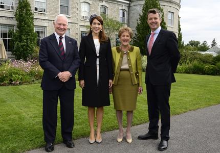 Meeting with Their Royal Highnesses the Crown Prince and Crown Princess of Denmark