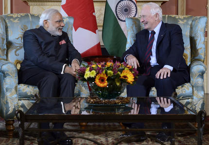 Rencontre avec le premier ministre de l'Inde