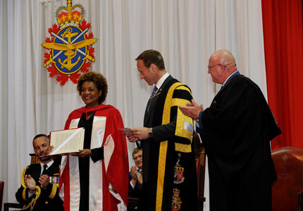 Doctorat honorifique du Collège militaire royal du Canada