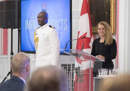 October, 3, 2018, the Governor General presented the 2018 Social Sciences and Humanities Research Council (SSHRC) Impact Awards during a ceremony at Rideau Hall.