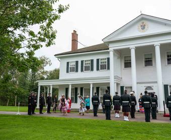 View of Government House in Prince Edward Island