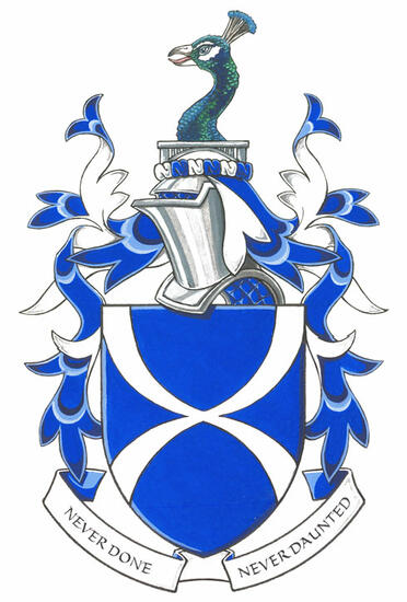 Arms of Mark George Peacock