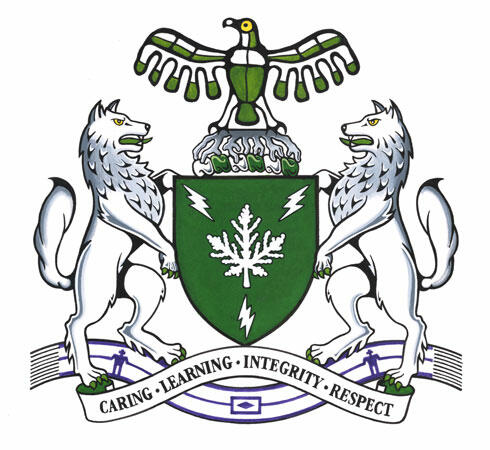 Armoiries d'Algonquin College of Applied Arts and Technology (aussi connu sous le nom de Collège Algonquin des arts appliqués et de technologie)