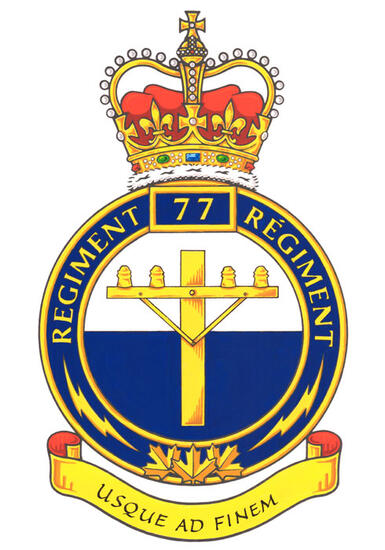 Insigne du 77e Régiment des Lignes