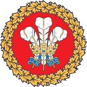 Insigne de la tournée royale 2017 du prince Charles, prince de Galles