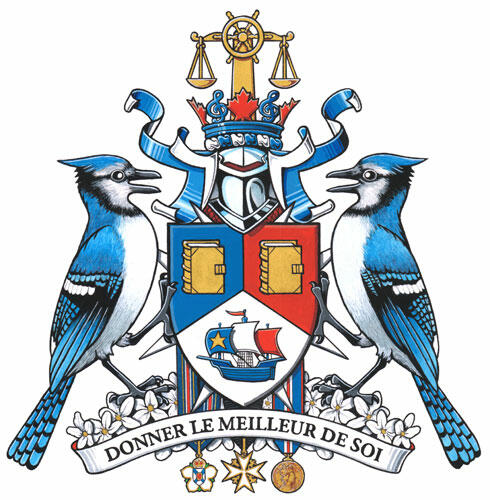 Arms of Arthur Joseph LeBlanc