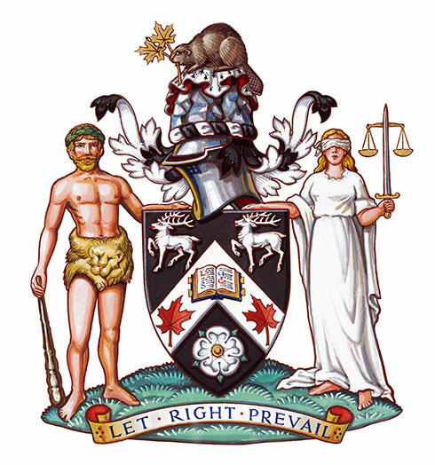 Arms of the Law Society of Ontario