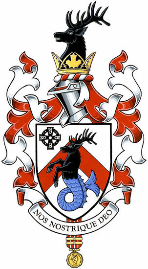 Arms of Robert James Claude Rogers