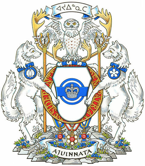 Arms of Mary May Simon