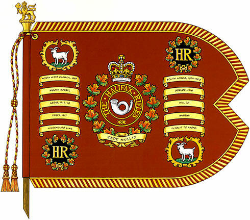 Flag of  The Halifax Rifles (RCAC)