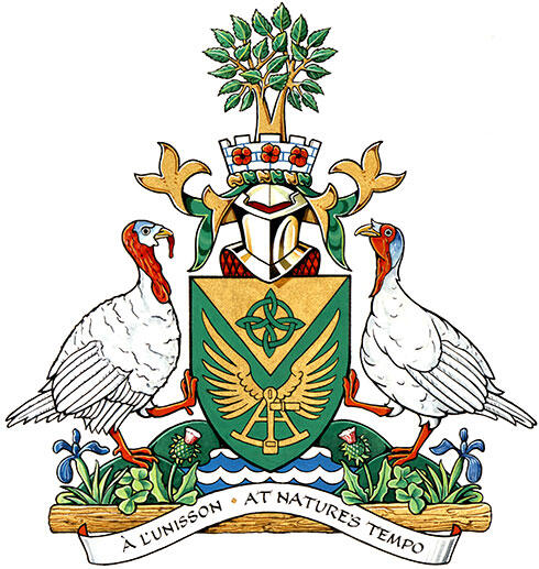 Armoiries de la Municipalité de Saint-Gabriel-de-Valcartier