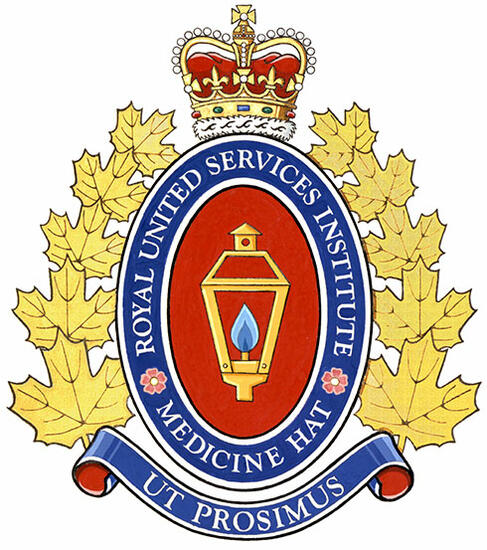 Badge of The Royal United Services Institute of Medicine Hat