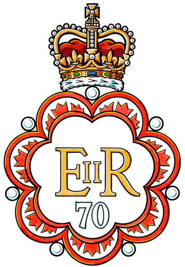 Emblème canadien du jubilé de platine de la reine Elizabeth II