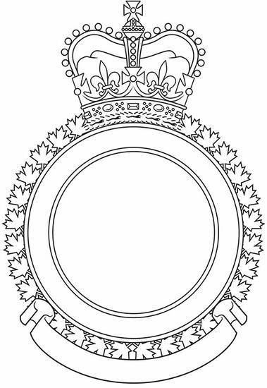 Badge Frame for Air Formations and Miscellaneous Air Force Units of the Canadian Armed Forces