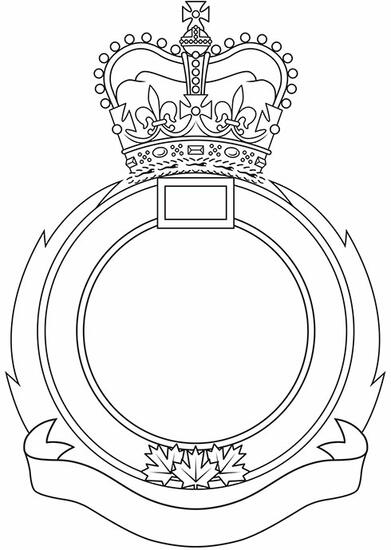 Badge Frame for Communication Groups of the Canadian Armed Forces