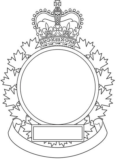 Encadrement d'insigne pour les bases et stations des Forces armées canadiennes