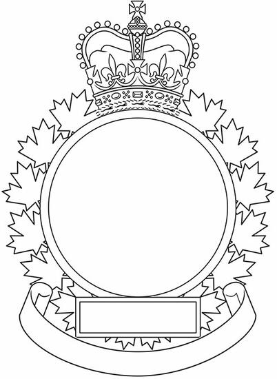Encadrement d'insigne pour les bases et stations des Forces armées canadiennes