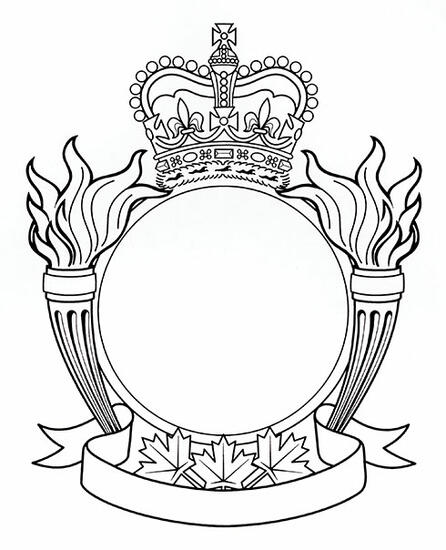 Badge Frame for Schools and Training Centres of the Canadian Armed Forces