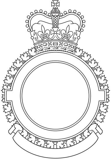 Encadrement d'insigne pour les escadrons aériens des Forces armées canadiennes