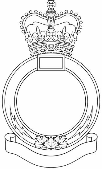 Badge Frame for Communications Squadrons of the Canadian Armed Forces