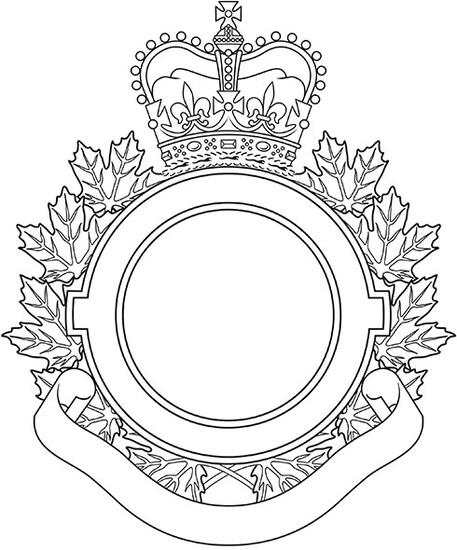 Encadrement d'insigne pour les dépôts des Forces armées canadiennes