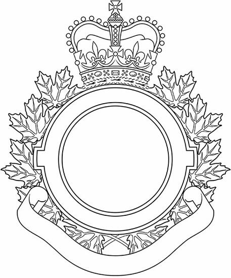 Badge Frame for Depots of the Canadian Armed Forces