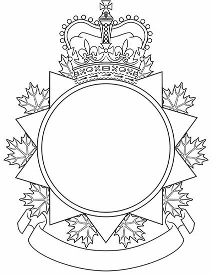 Badge Frame for Militia Districts of the Canadian Armed Forces