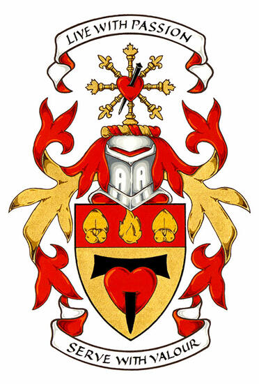 Arms of Steven Michael Edouard Logan