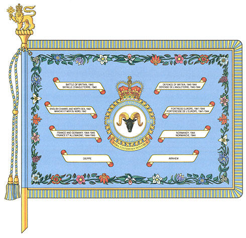 Drapeau du 401e Escadron d’appui tactique