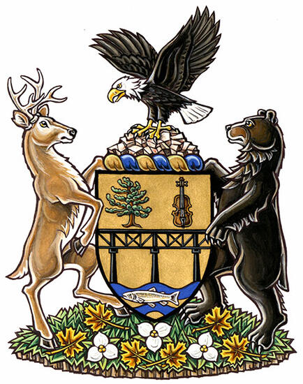 Arms of The Corporation of the Town of Parry Sound